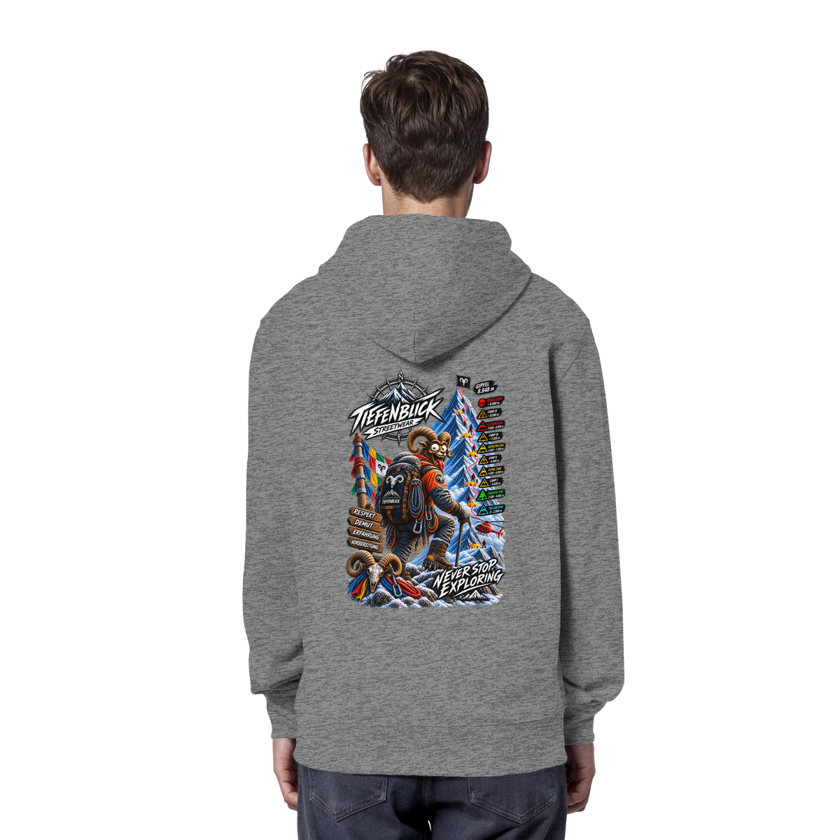 Tiefenblick Todeszone Fun - Organic Hoodie