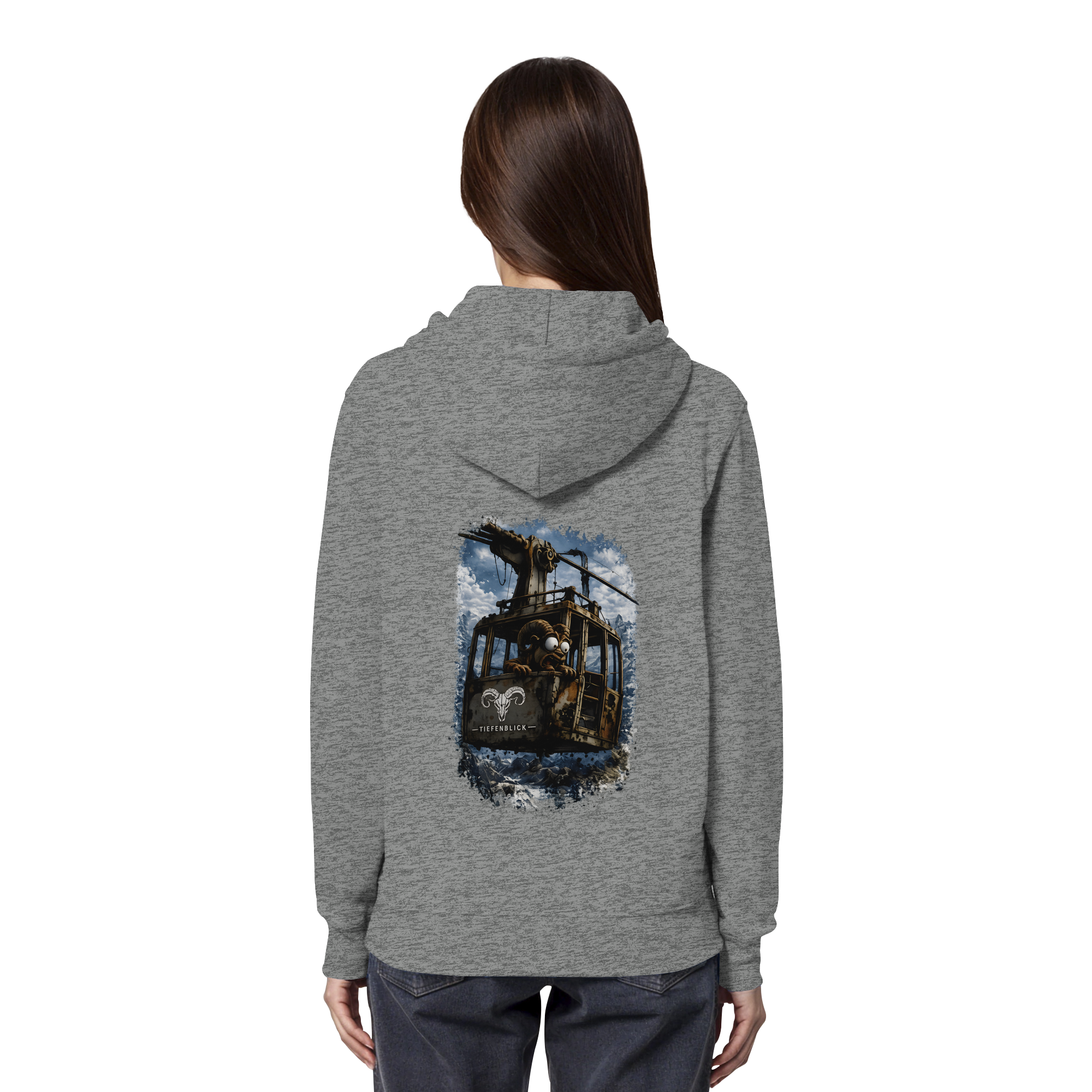 Tiefenblick Gondel Adrenalin Fun - Organic Hoodie