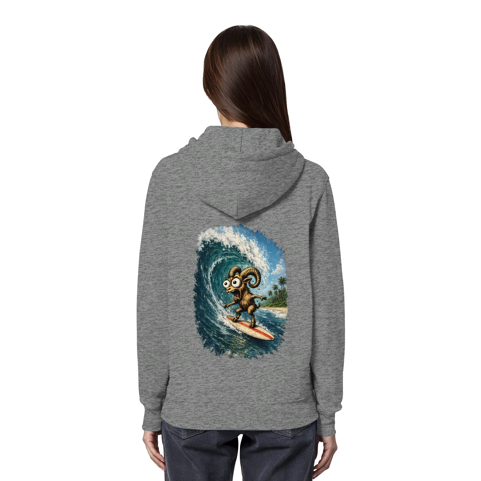 Tiefenblick Urlaub Fun  - Organic Hoodie