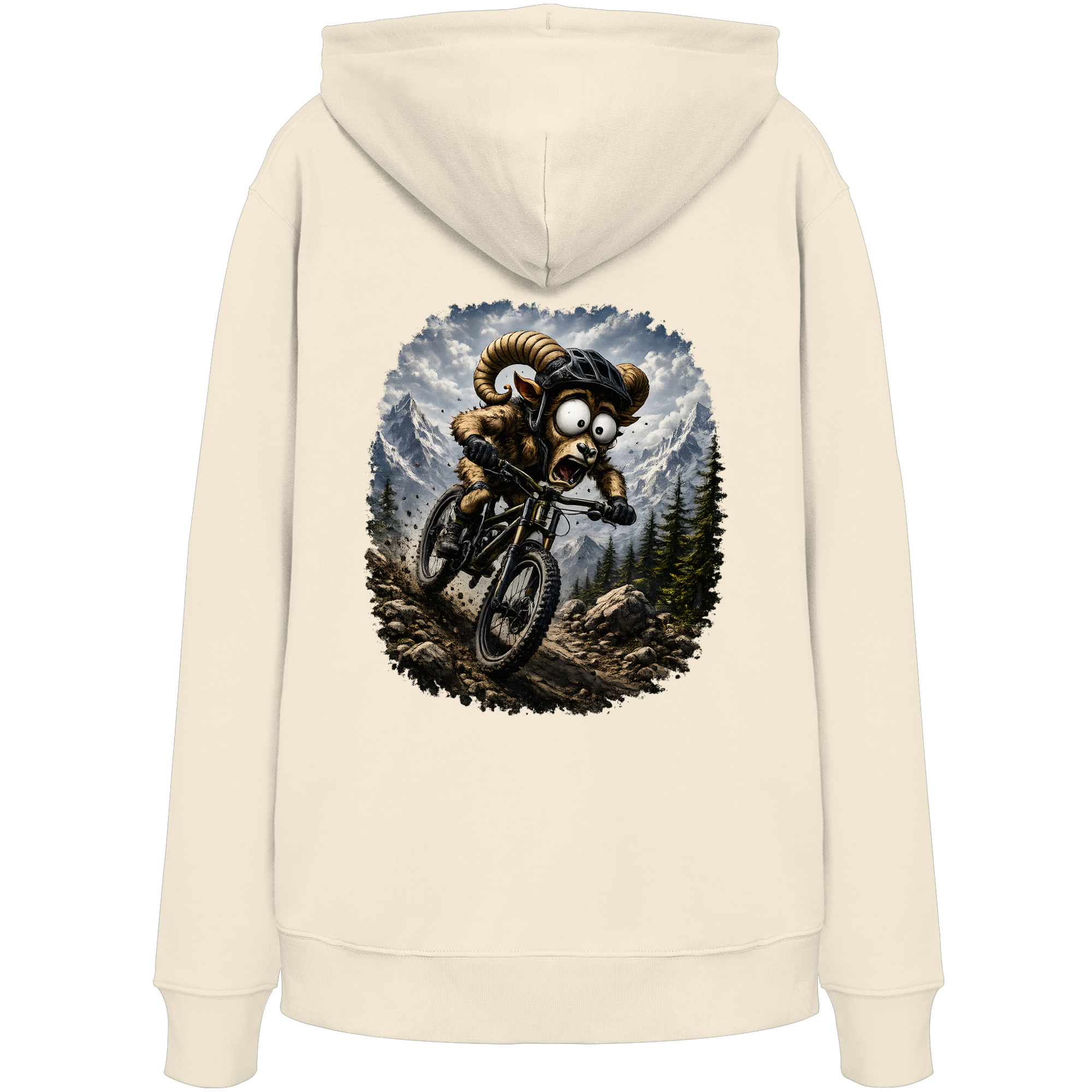 Tiefenblick Downhill - Organic Hoodie