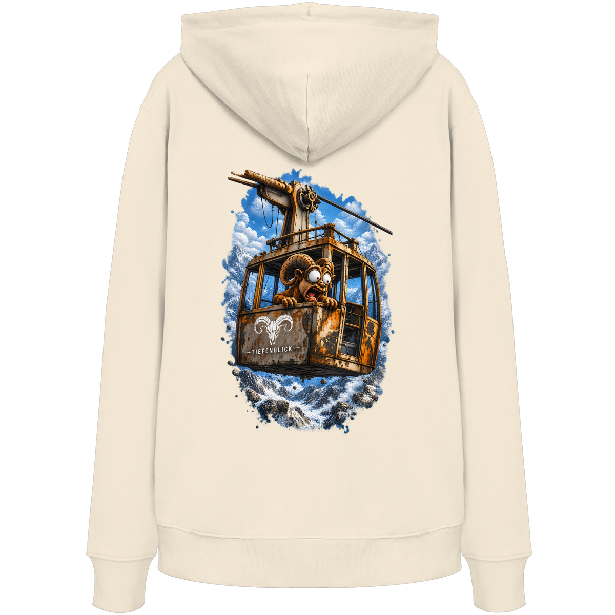Tiefenblick Adrenalin Gondel Fun - Organic Hoodie