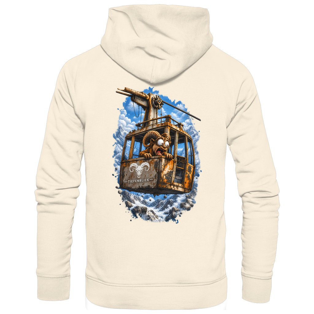 Tiefenblick Adrenalin Gondel Fun - Organic Hoodie