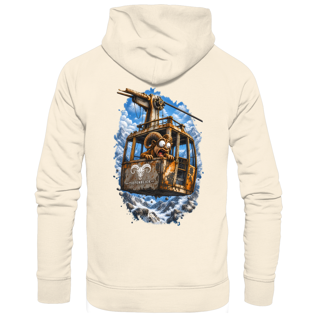 Tiefenblick Adrenalin Gondel Fun - Organic Hoodie