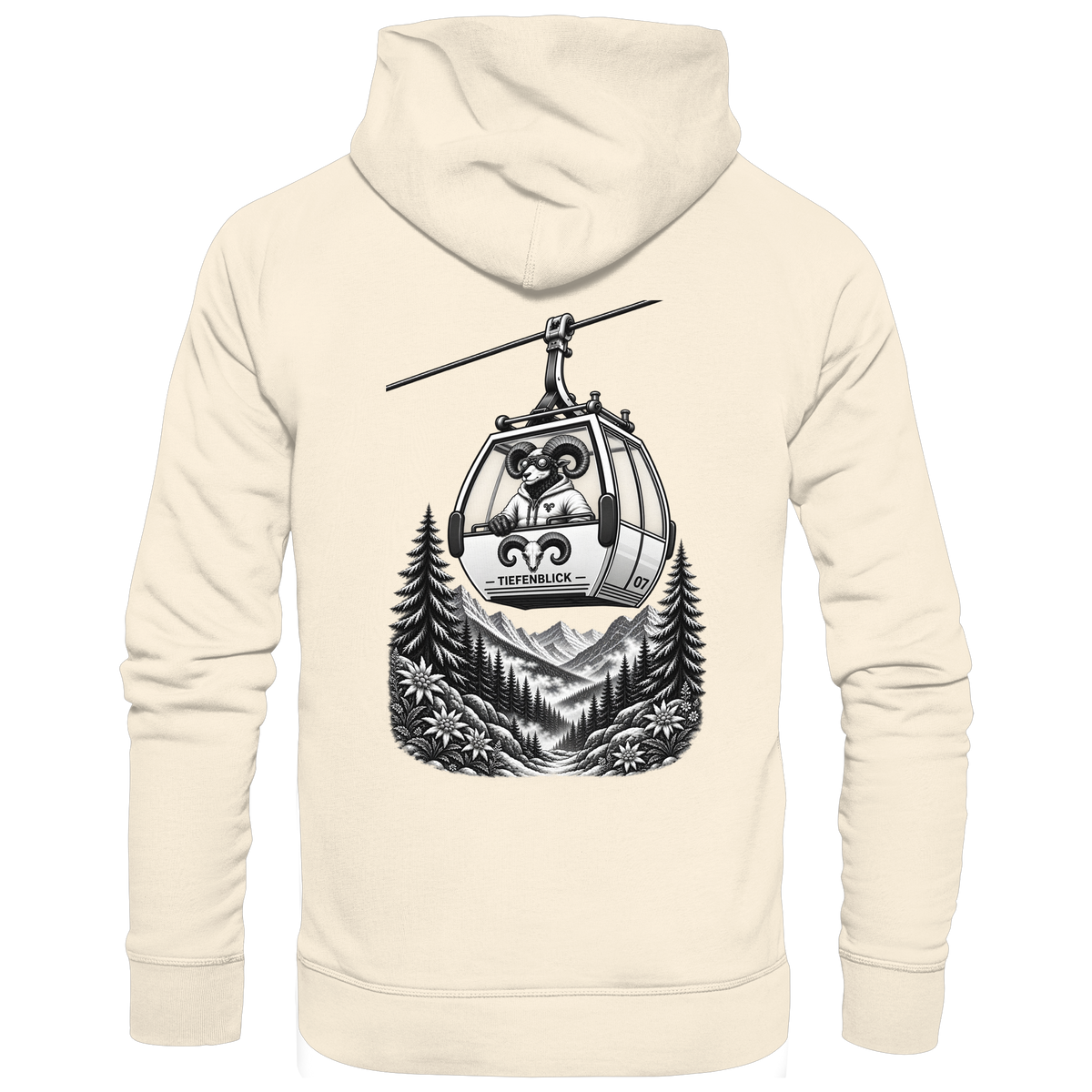 Tiefenblick Gondel Fun  - Organic Hoodie