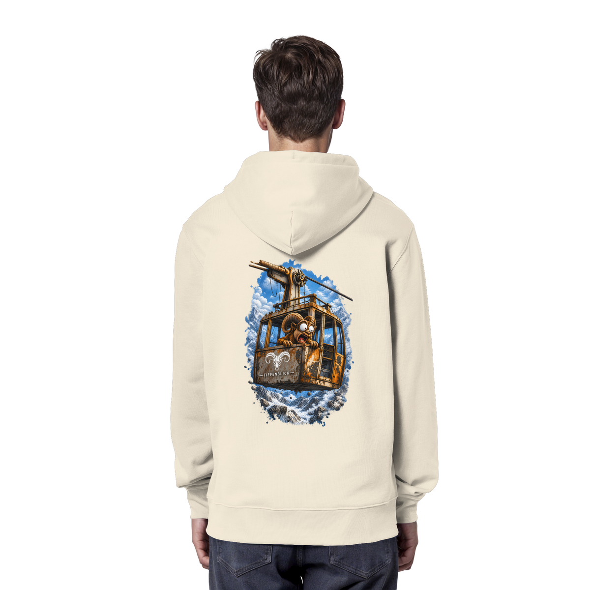 Tiefenblick Adrenalin Gondel Fun - Organic Hoodie