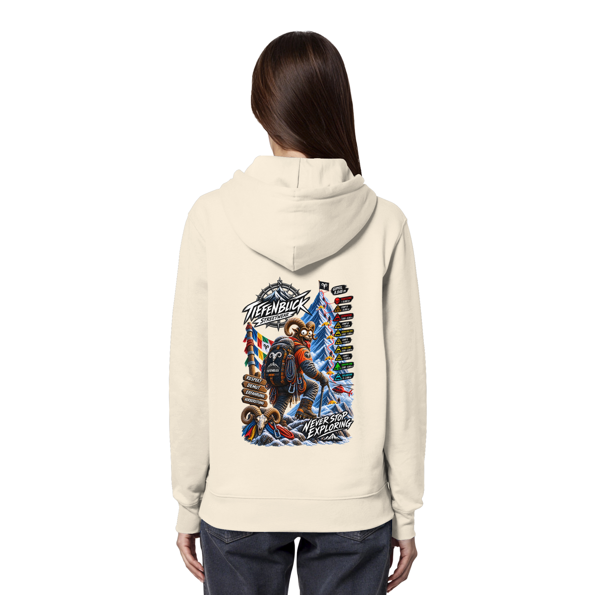 Tiefenblick Todeszone Fun - Organic Hoodie