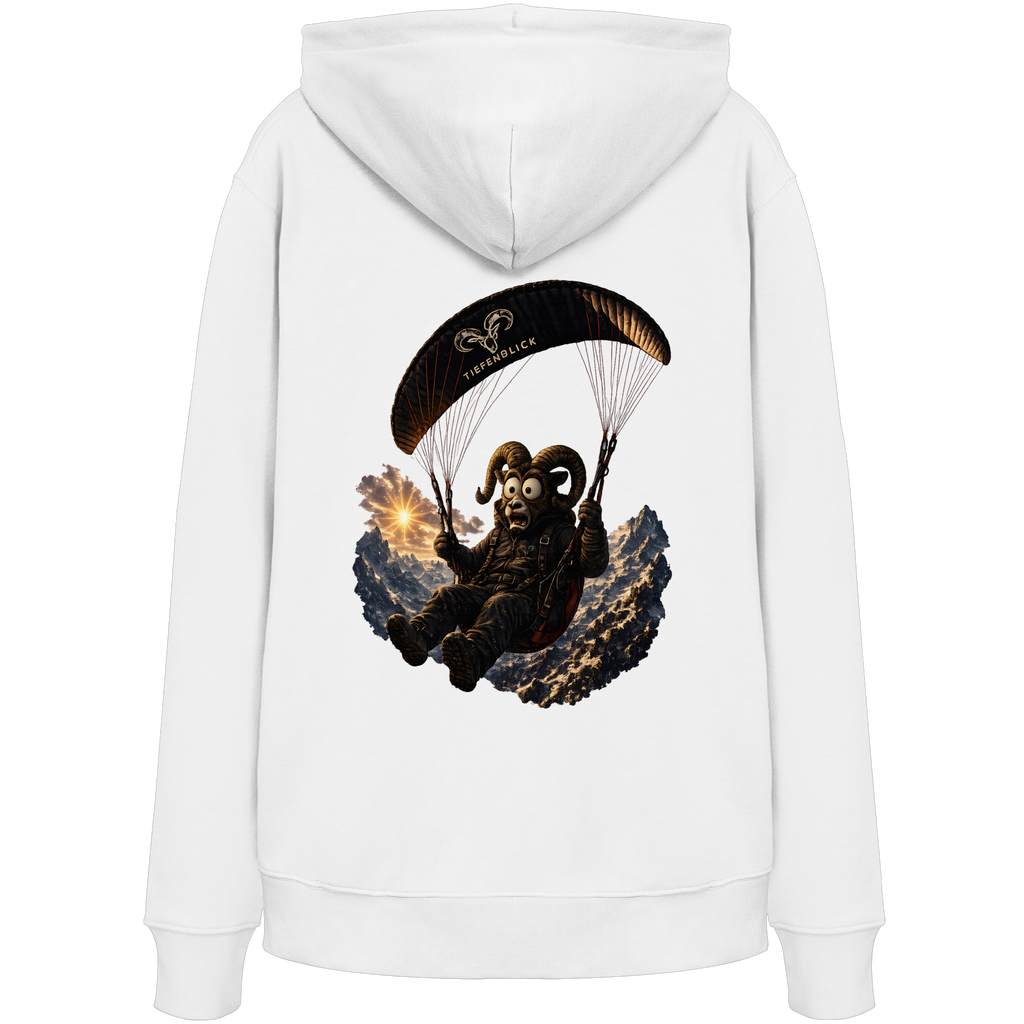 Tiefenblick Paraglider (Frau) - Organic Hoodie