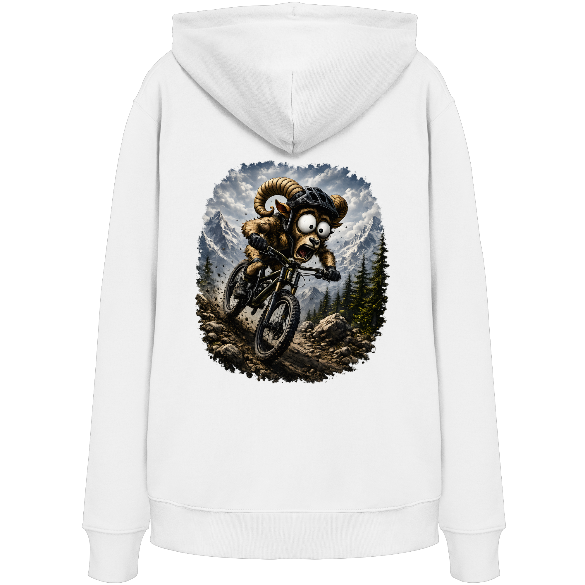 Tiefenblick Downhill - Organic Hoodie
