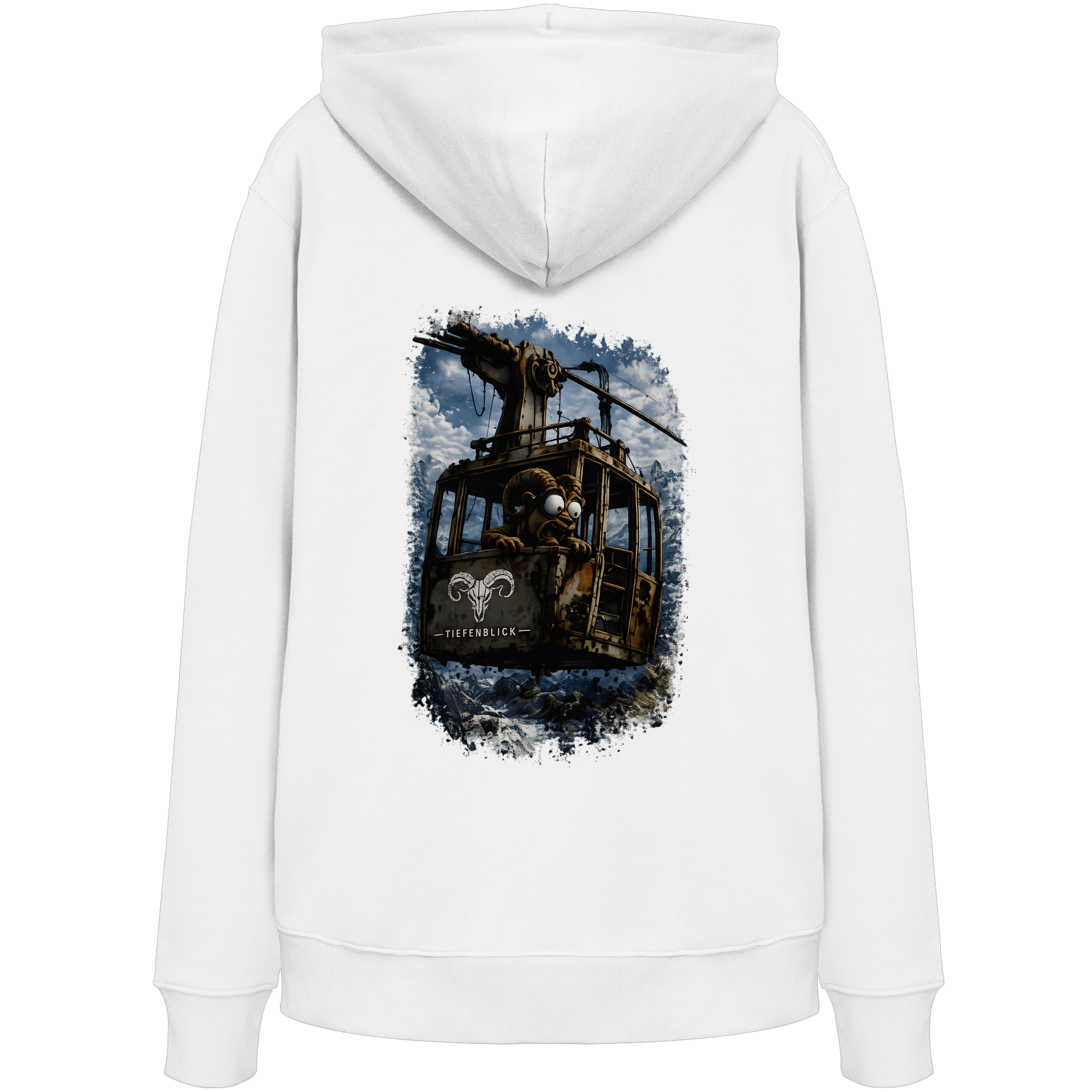 Tiefenblick Gondel Adrenalin Fun - Organic Hoodie