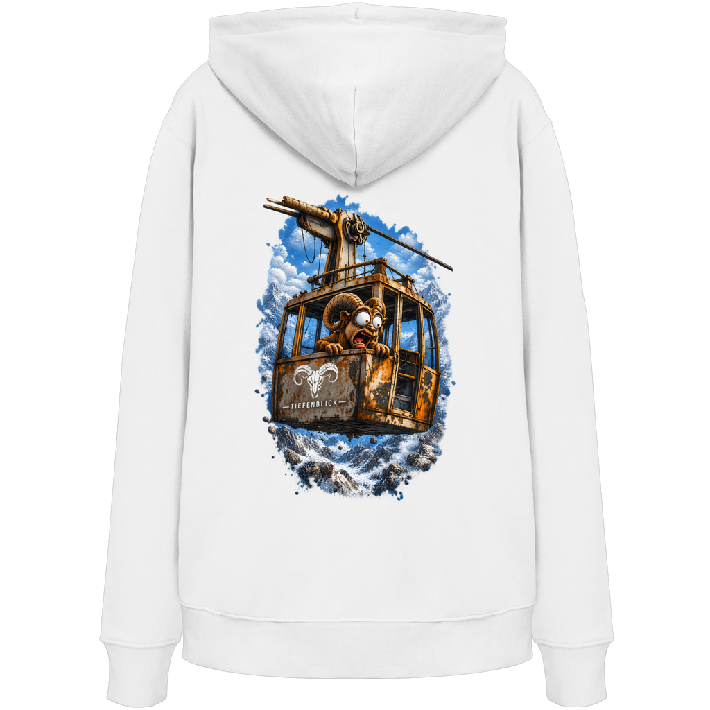Tiefenblick Adrenalin Gondel Fun - Organic Hoodie