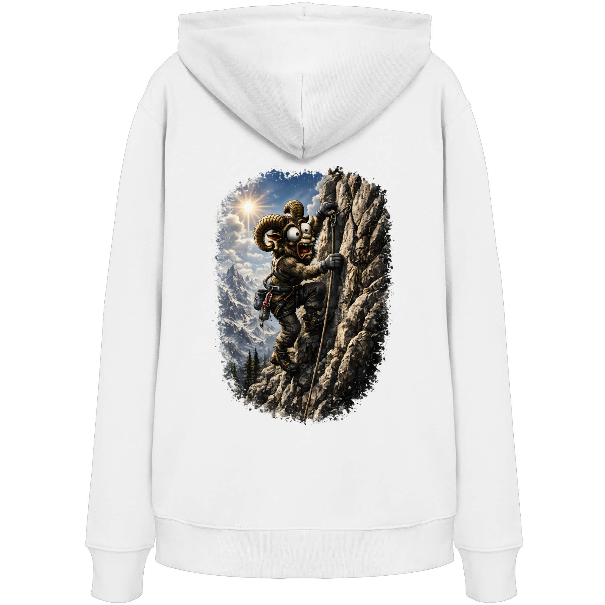 Tiefenblick Klettern 20 - Organic Hoodie