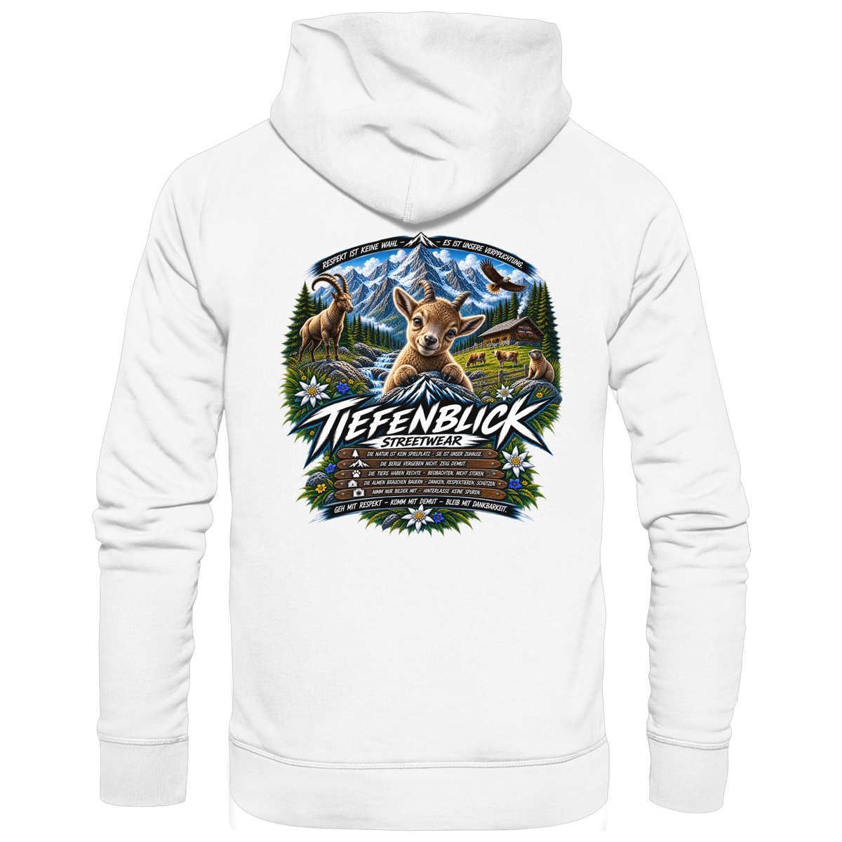 Tiefenblick Respekt Edition - Organic Hoodie