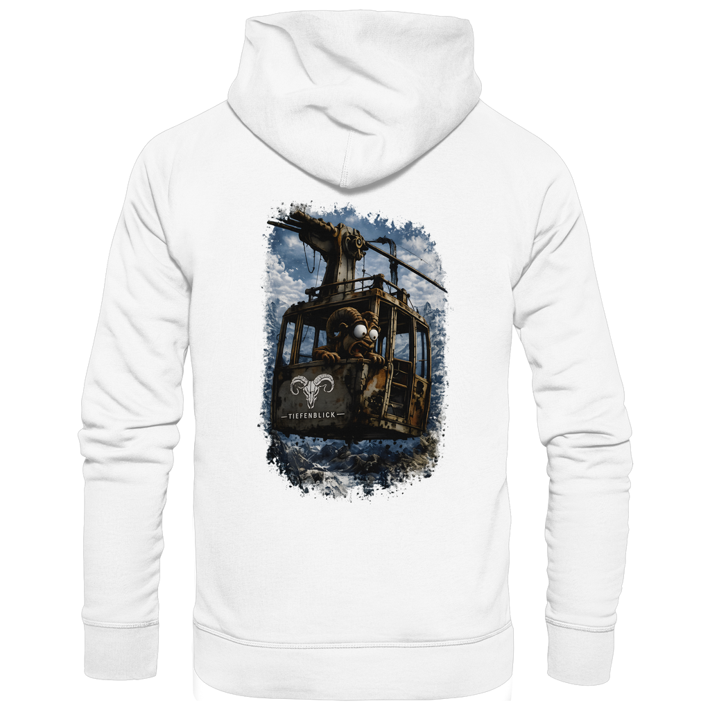 Tiefenblick Gondel Adrenalin Fun - Organic Hoodie
