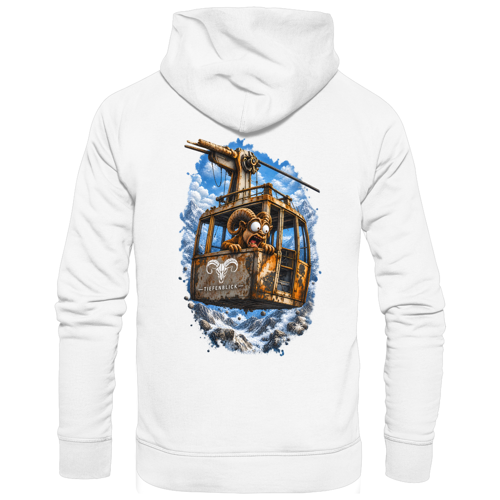 Tiefenblick Adrenalin Gondel Fun - Organic Hoodie