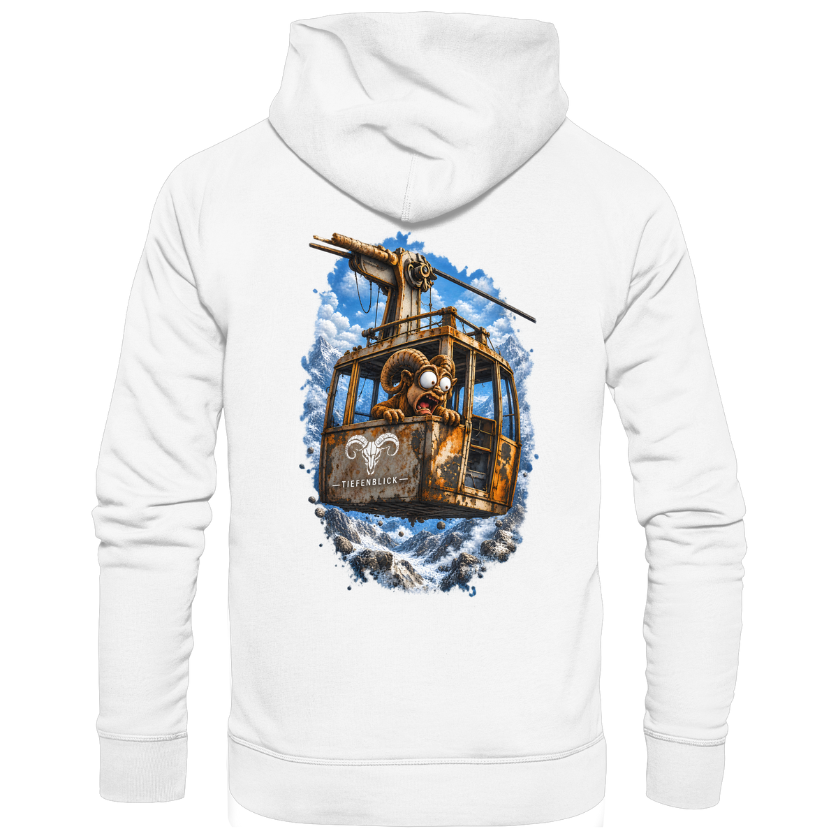 Tiefenblick Adrenalin Gondel Fun - Organic Hoodie