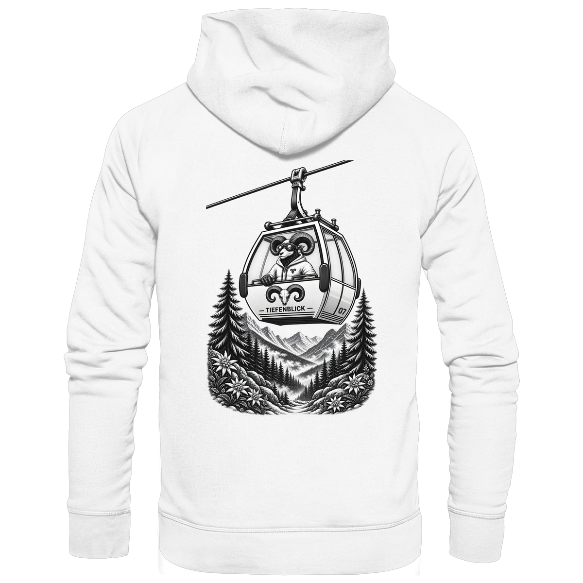 Tiefenblick Gondel Fun  - Organic Hoodie