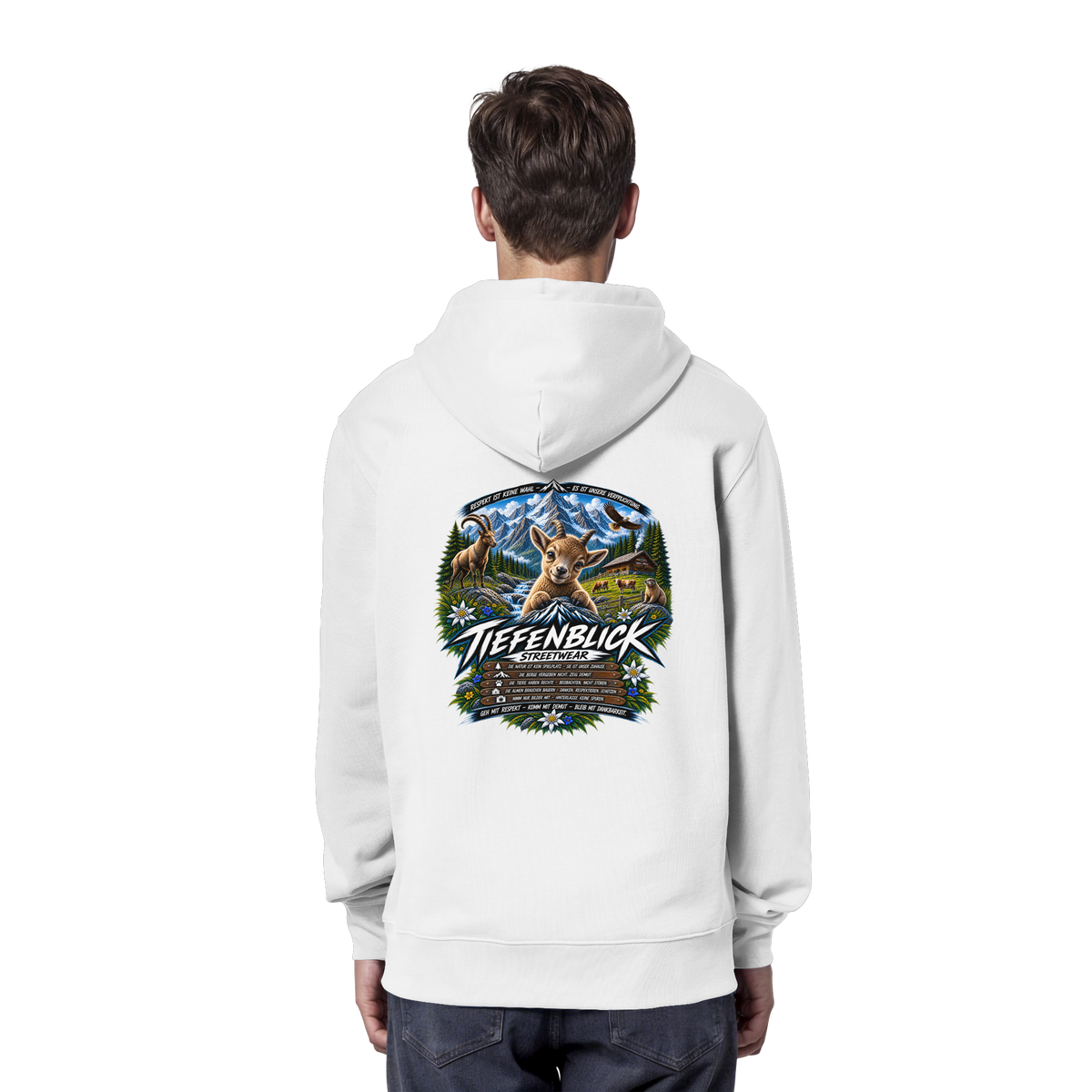 Tiefenblick Respekt Edition - Organic Hoodie
