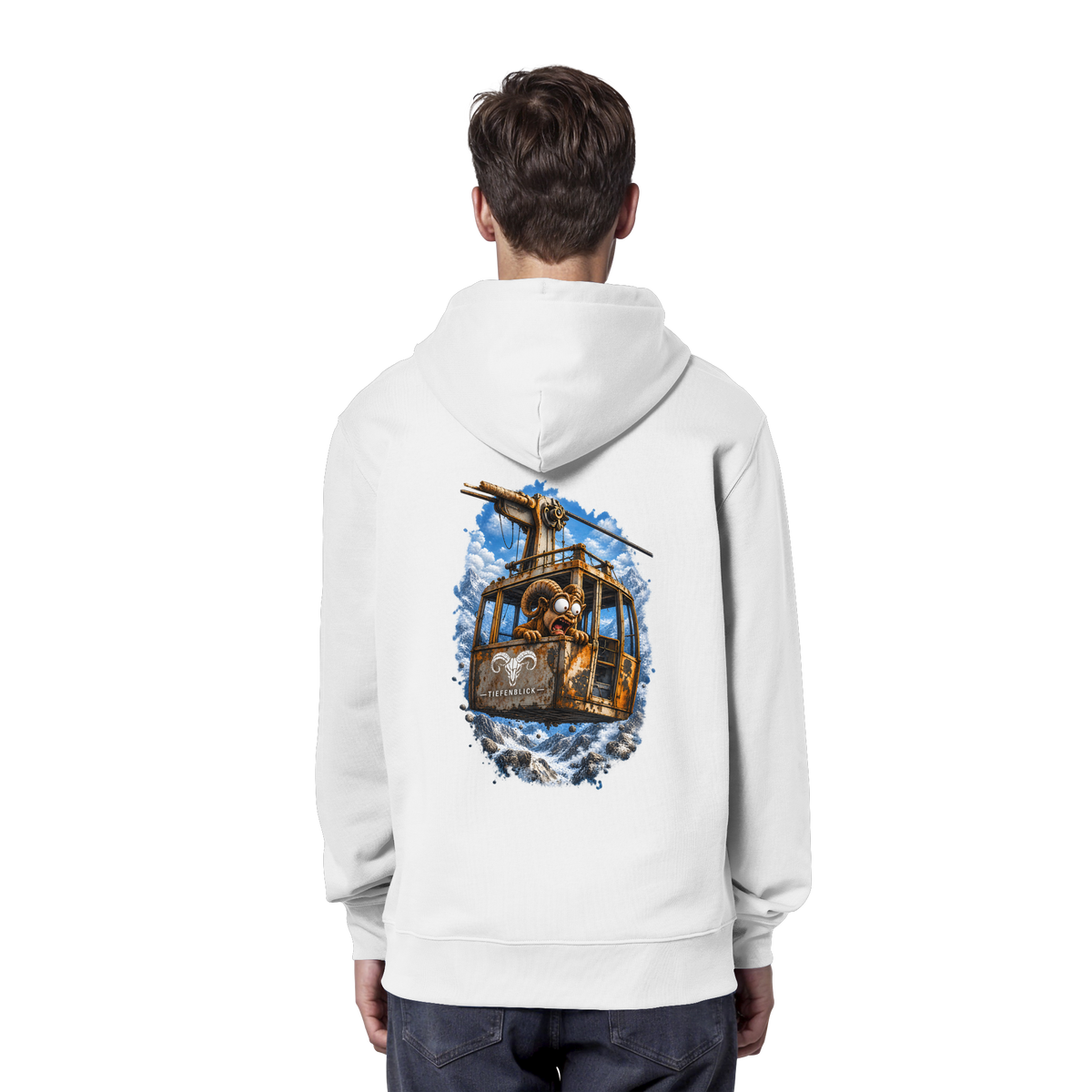 Tiefenblick Adrenalin Gondel Fun - Organic Hoodie