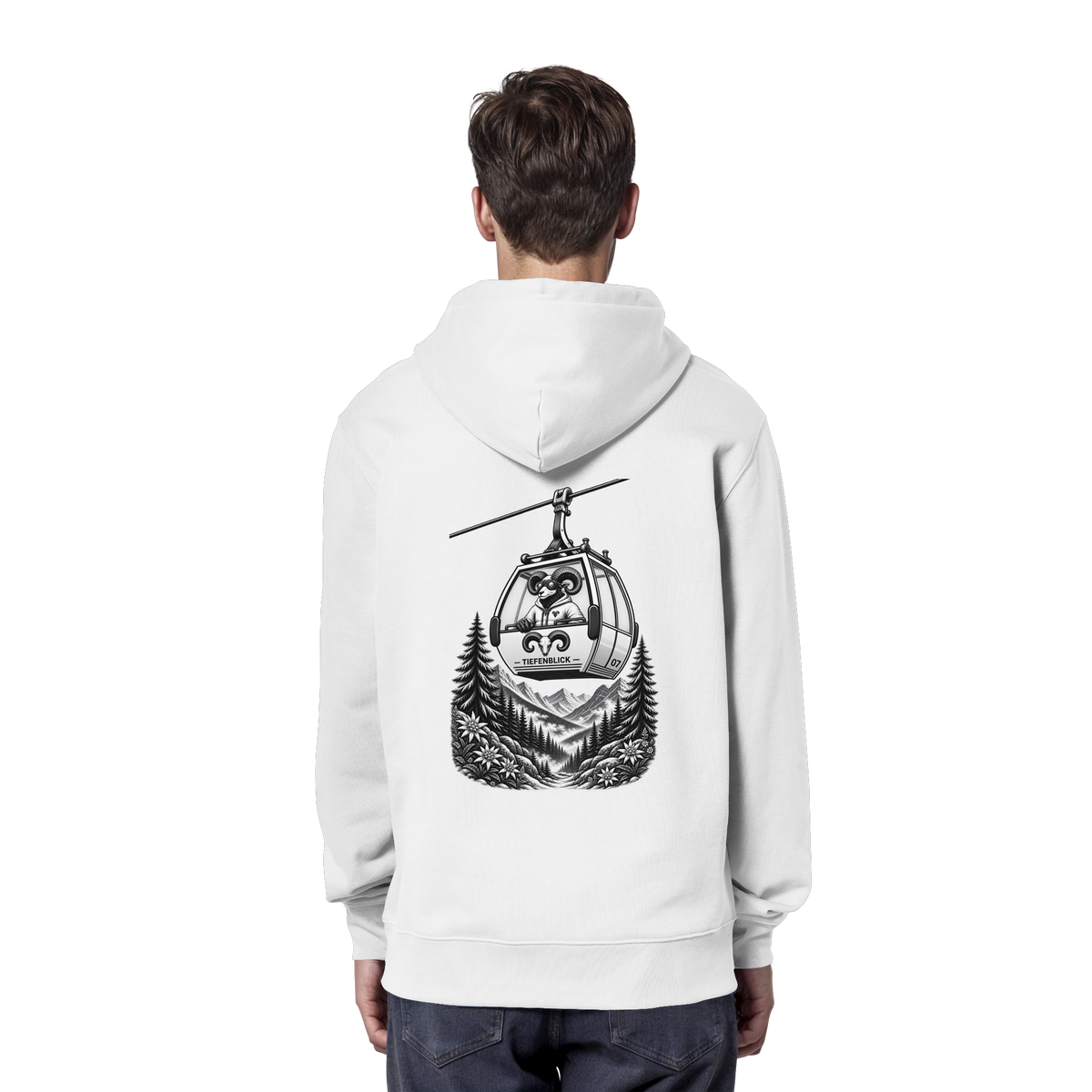 Tiefenblick Gondel Fun  - Organic Hoodie