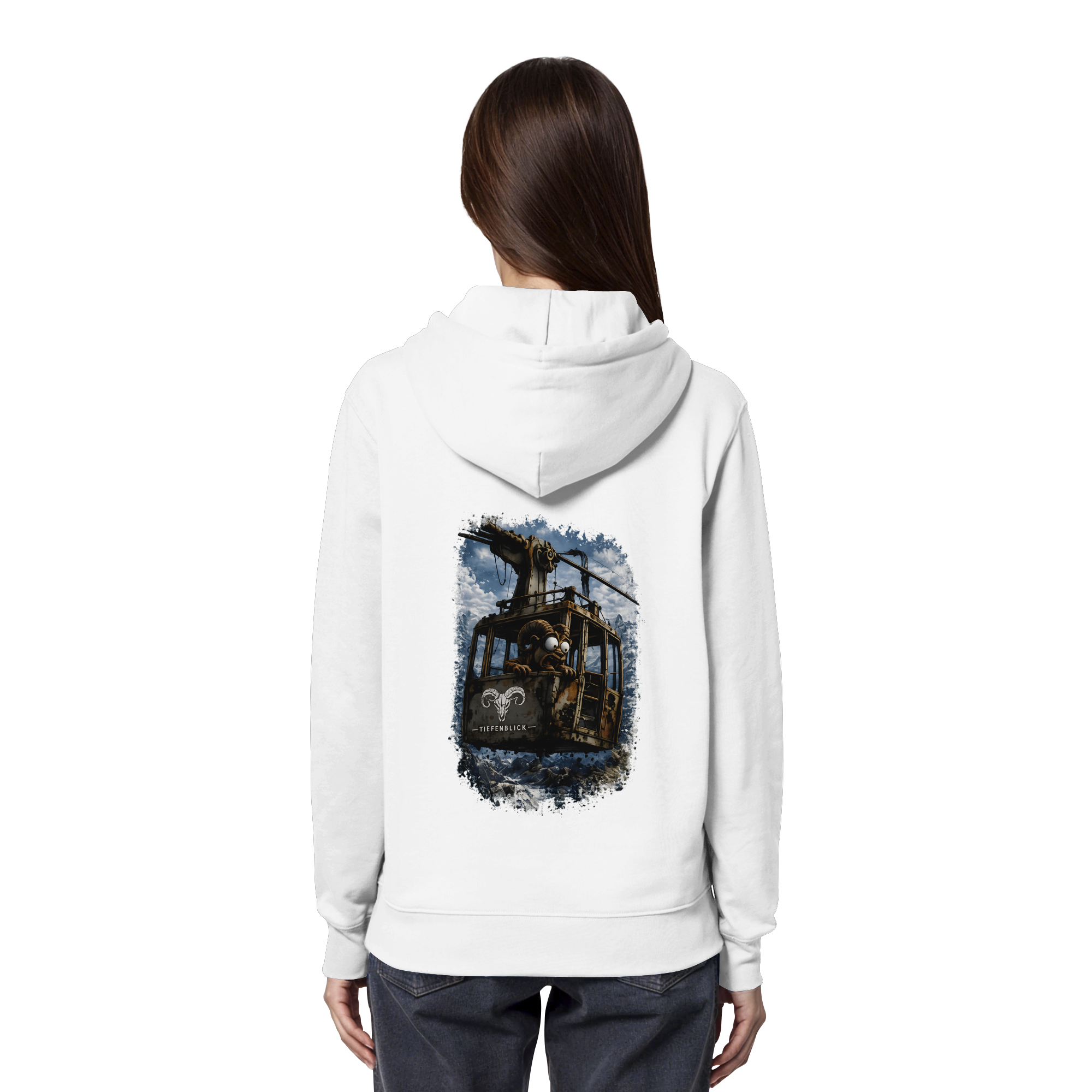 Tiefenblick Gondel Adrenalin Fun - Organic Hoodie