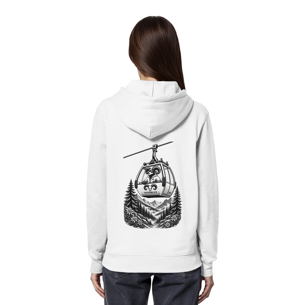 Tiefenblick Gondel Fun  - Organic Hoodie