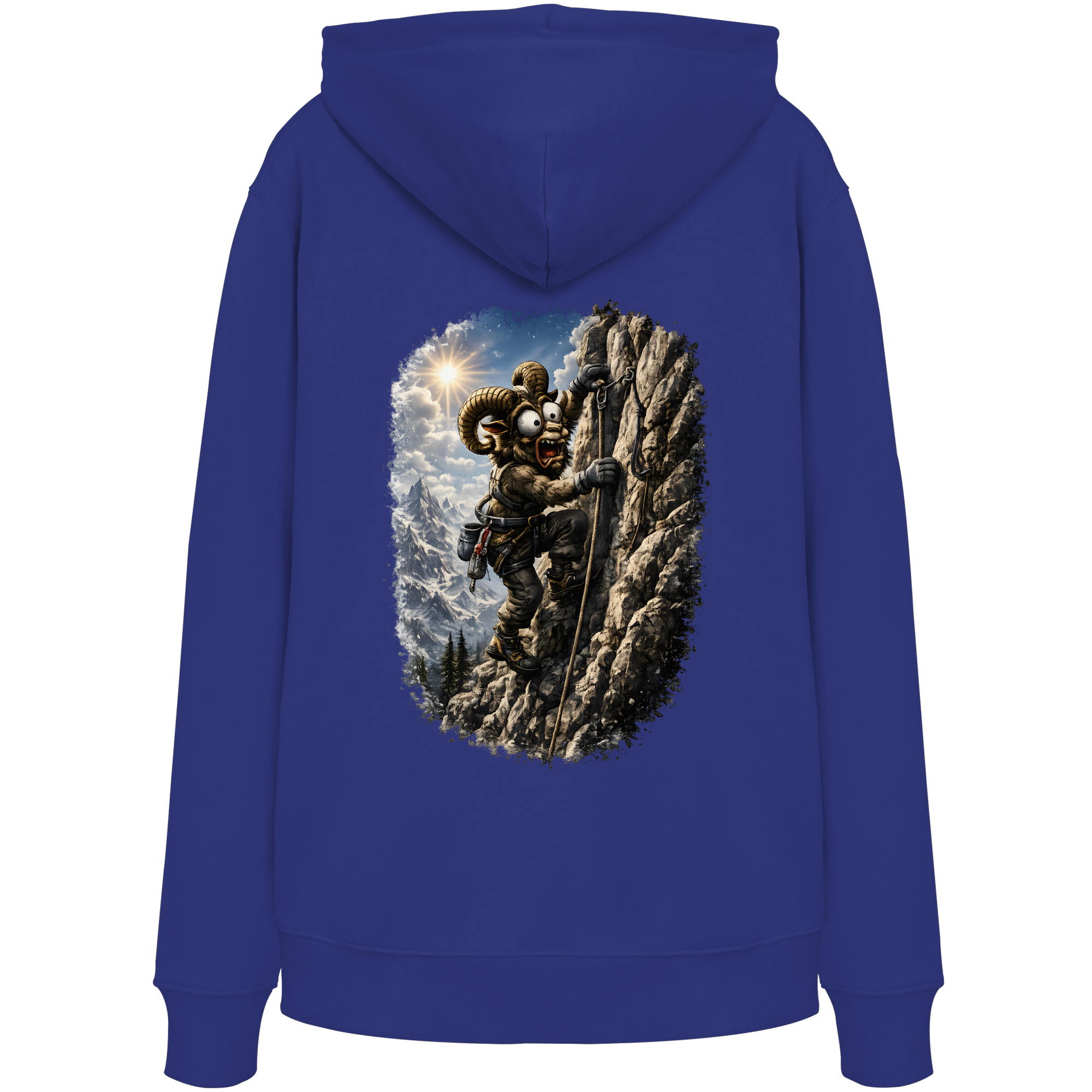 Tiefenblick T Shirt Klettern - Organic Hoodie
