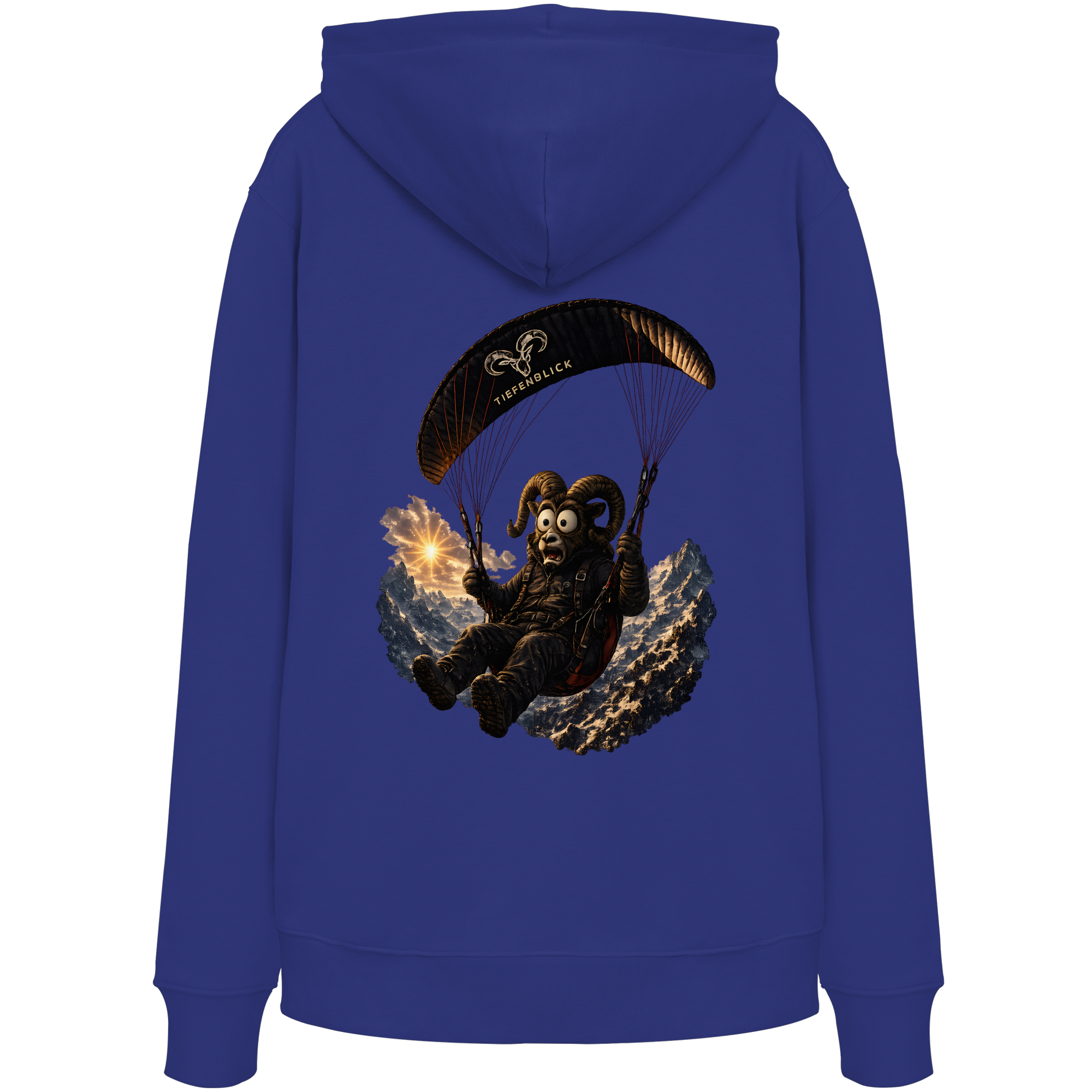 Tiefenblick Paraglider (Frau) - Organic Hoodie