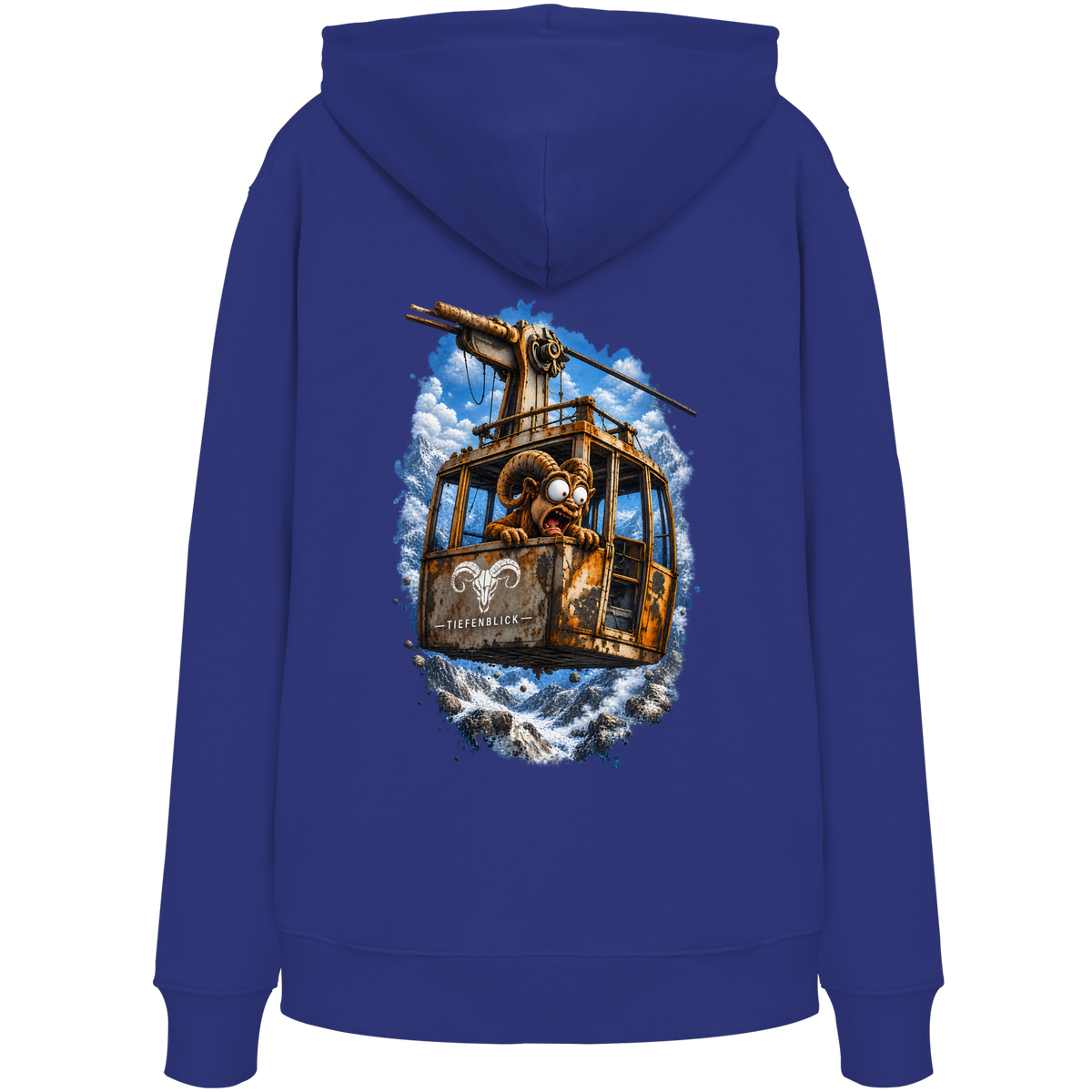 Tiefenblick Adrenalin Gondel Fun - Organic Hoodie