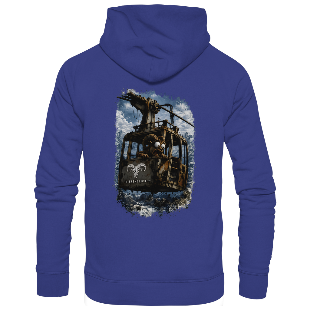Tiefenblick Gondel Adrenalin Fun - Organic Hoodie