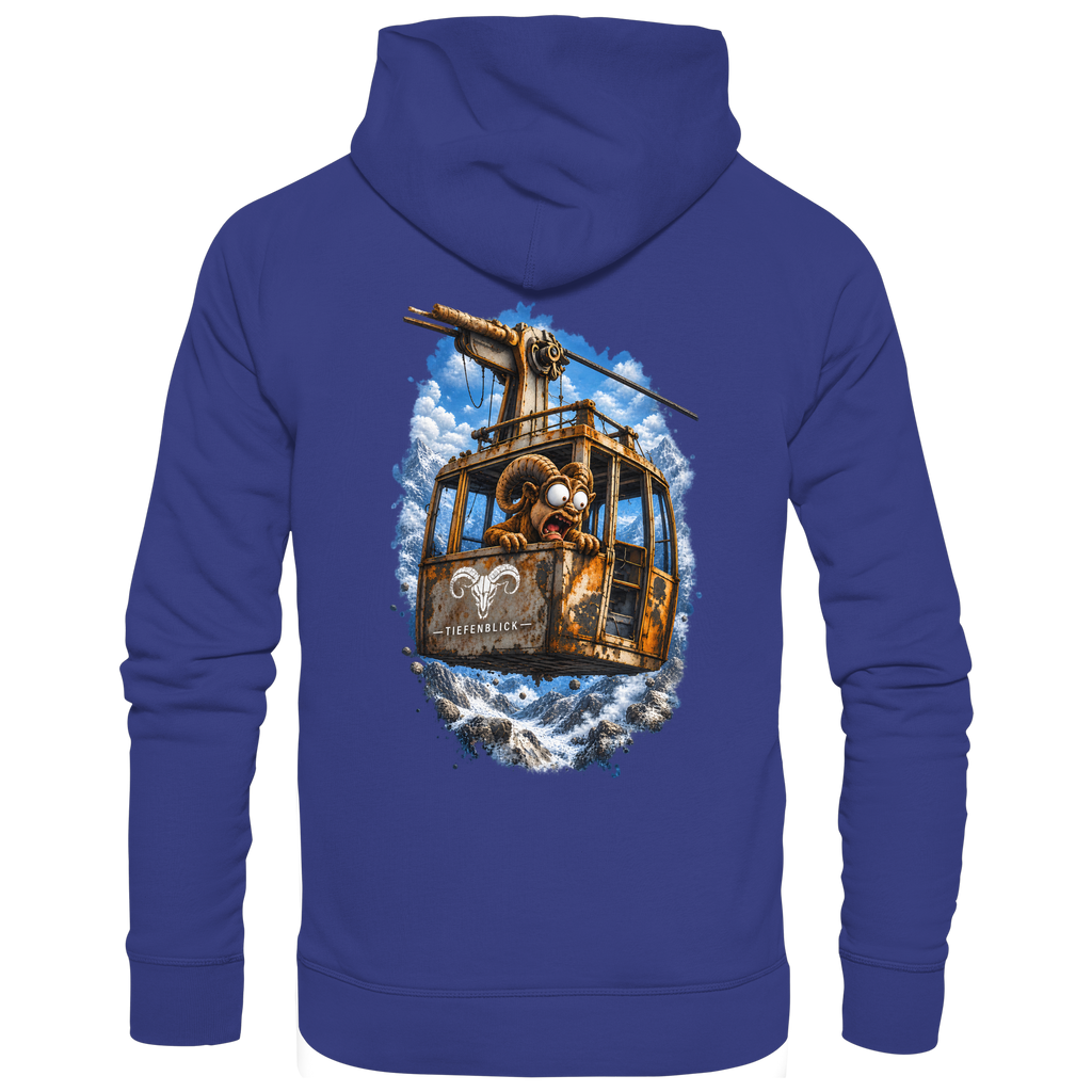 Tiefenblick Adrenalin Gondel Fun - Organic Hoodie