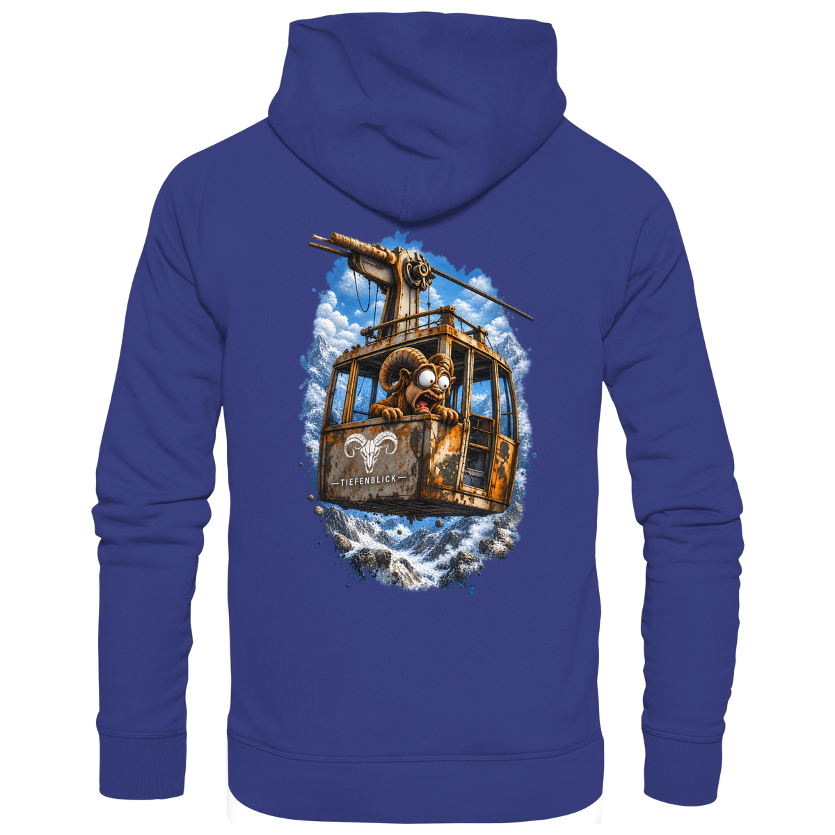 Tiefenblick Adrenalin Gondel Fun - Organic Hoodie