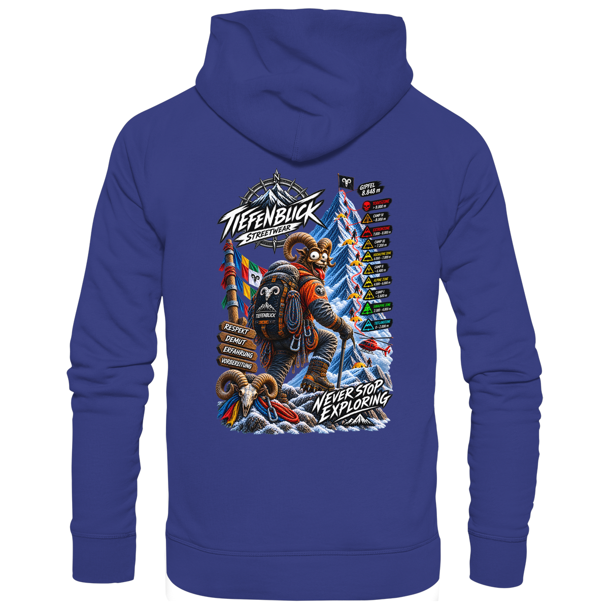 Tiefenblick Todeszone Fun - Organic Hoodie