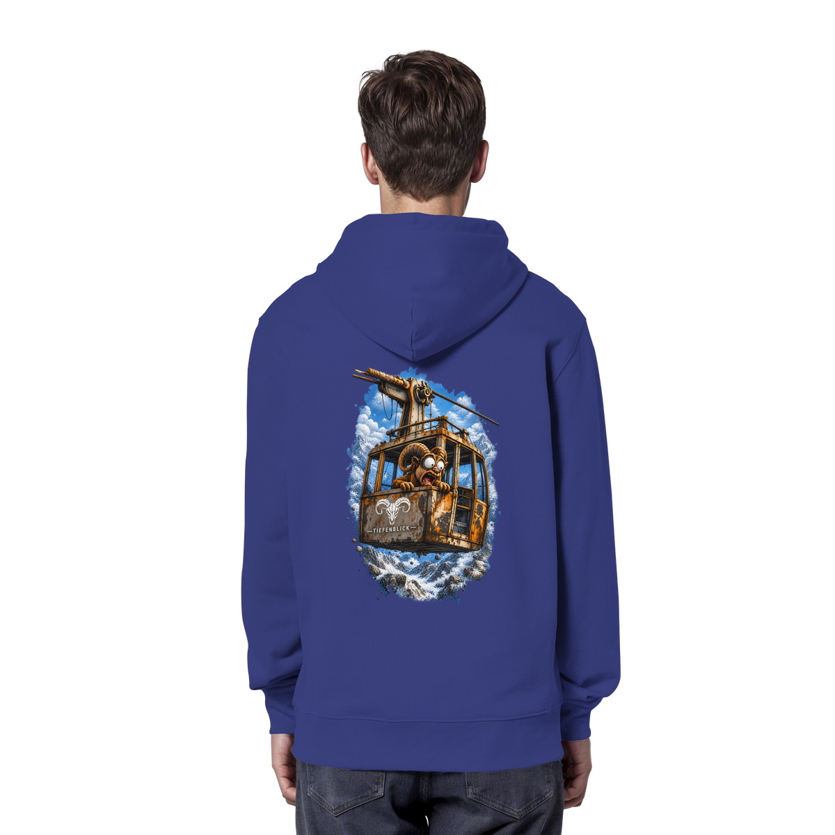 Tiefenblick Adrenalin Gondel Fun - Organic Hoodie