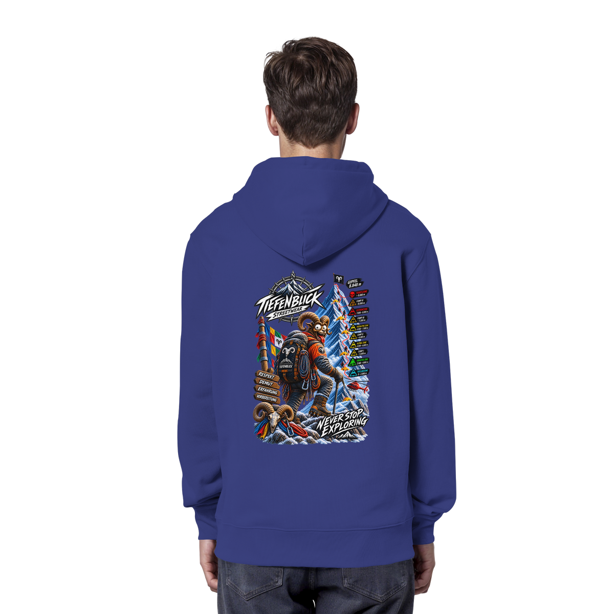 Tiefenblick Todeszone Fun - Organic Hoodie