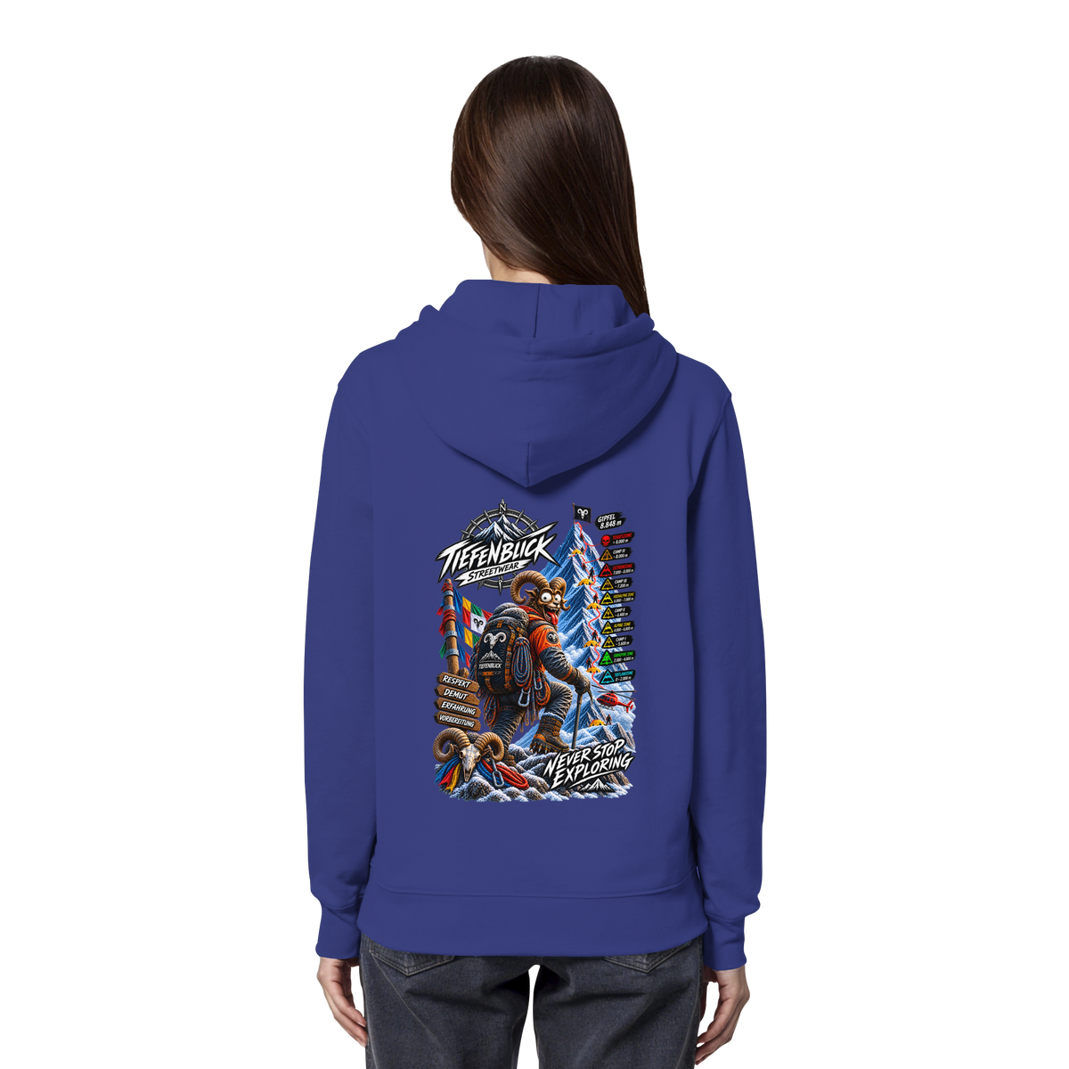 Tiefenblick Todeszone Fun - Organic Hoodie