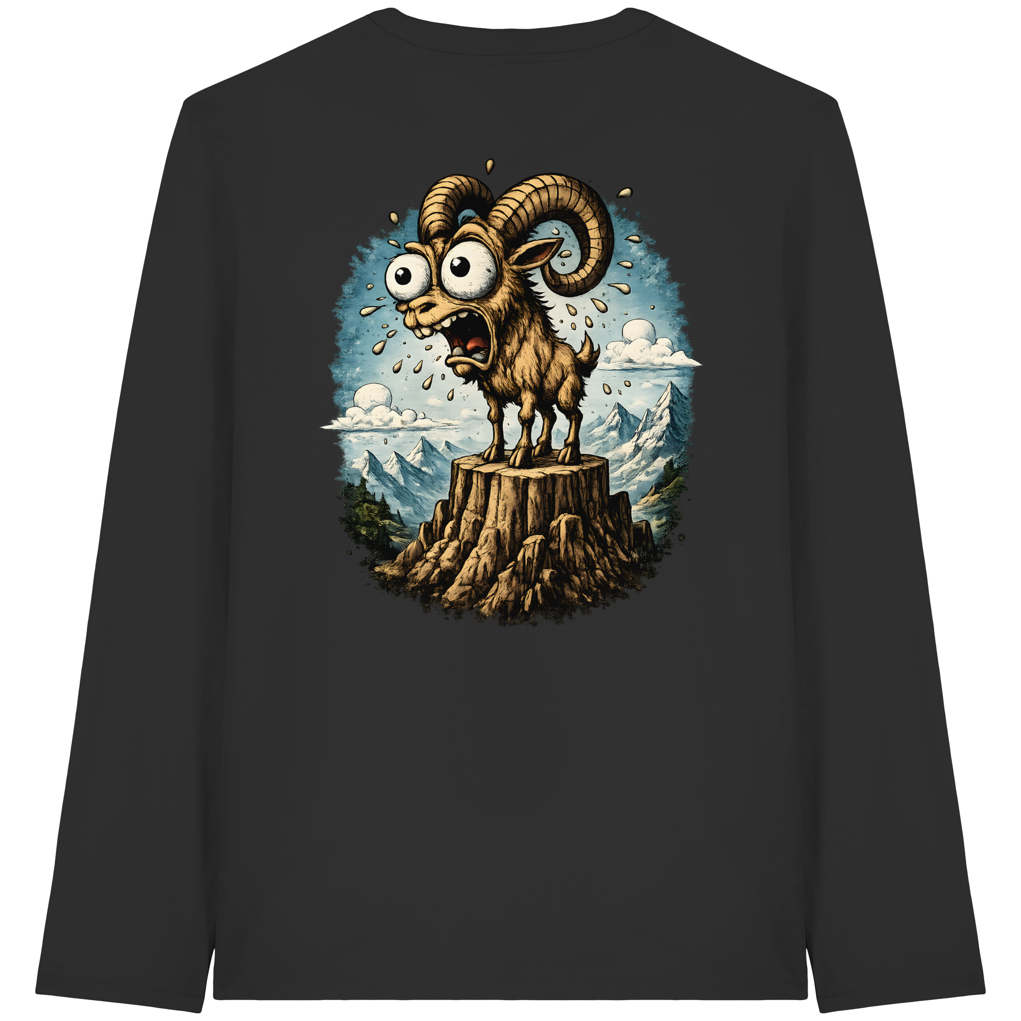 Tiefenblick Tiefe Fun - Organic Longsleeve T-Shirt