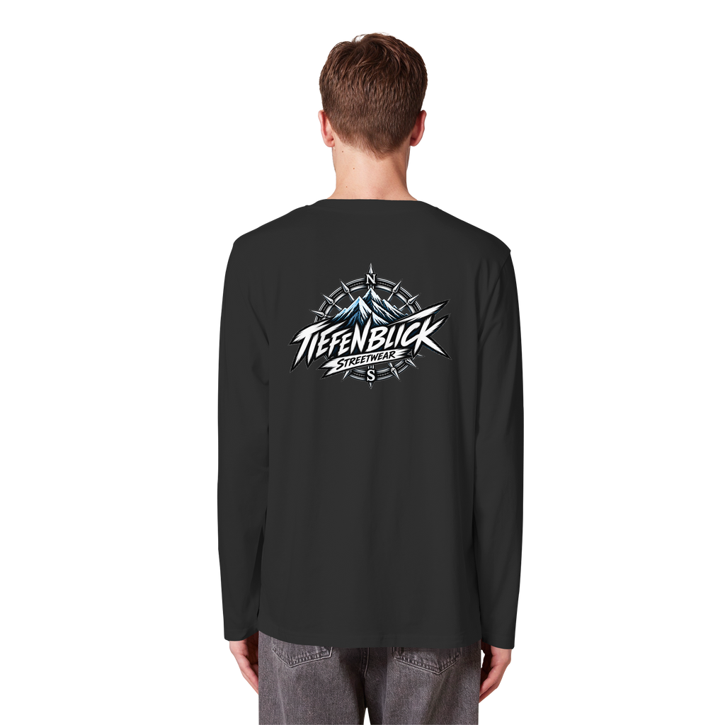 Tiefenblick True North Edition - Organic Longsleeve T-Shirt