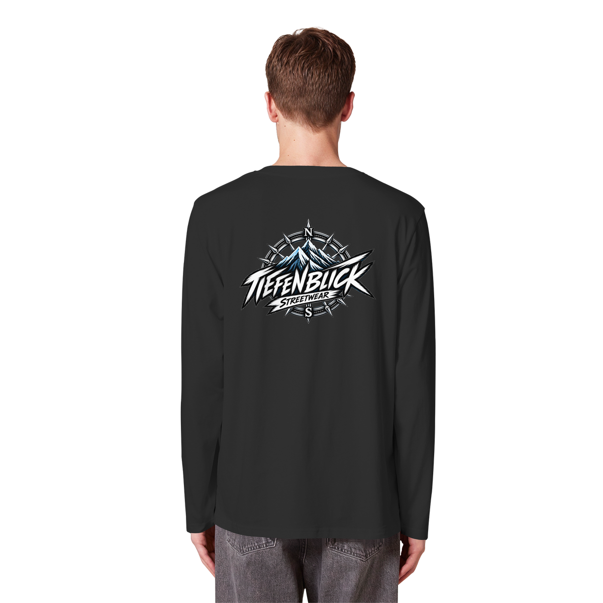 Tiefenblick True North Edition - Organic Longsleeve T-Shirt