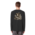 Tiefenblick Skelett Fun - Organic Longsleeve T-Shirt