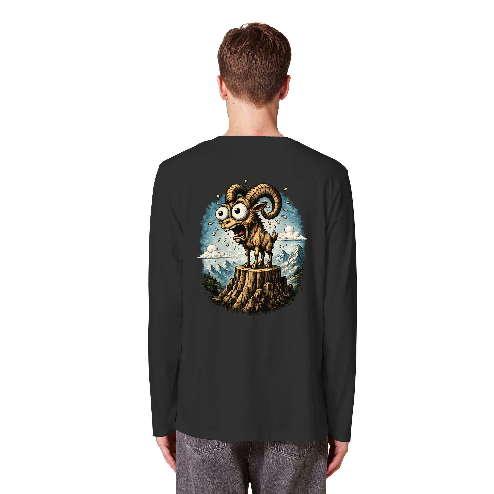 Tiefenblick Tiefe Fun - Organic Longsleeve T-Shirt