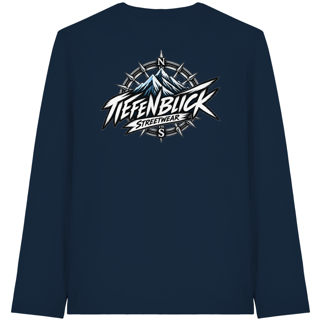 Tiefenblick True North Edition - Organic Longsleeve T-Shirt