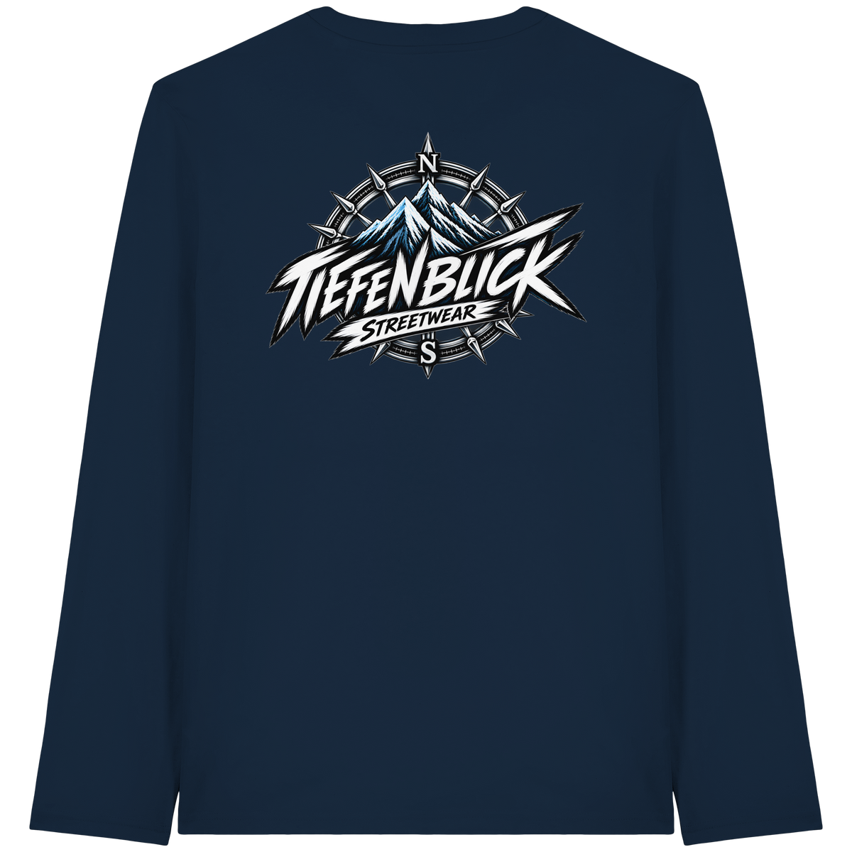 Tiefenblick True North Edition - Organic Longsleeve T-Shirt