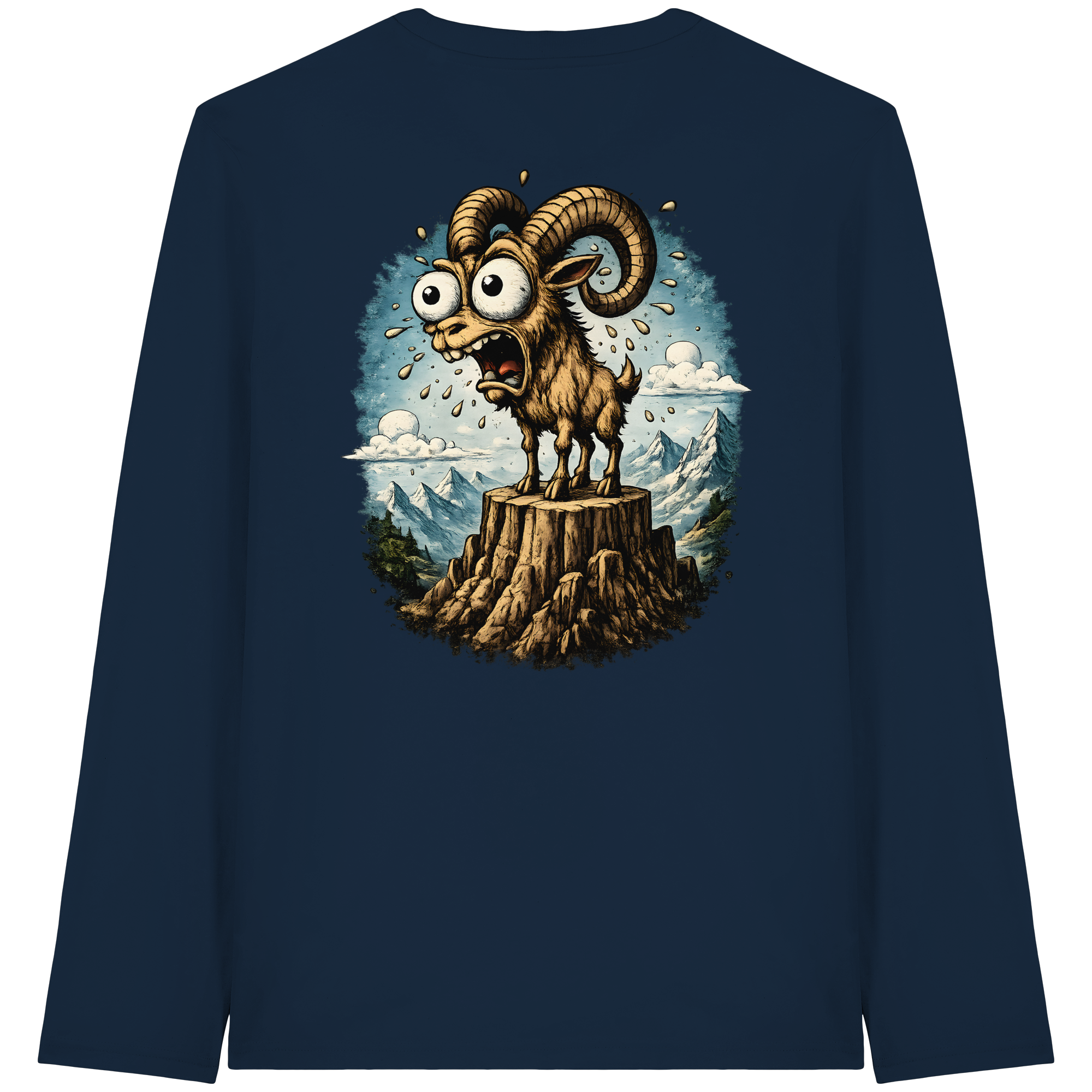 Tiefenblick Tiefe Fun - Organic Longsleeve T-Shirt