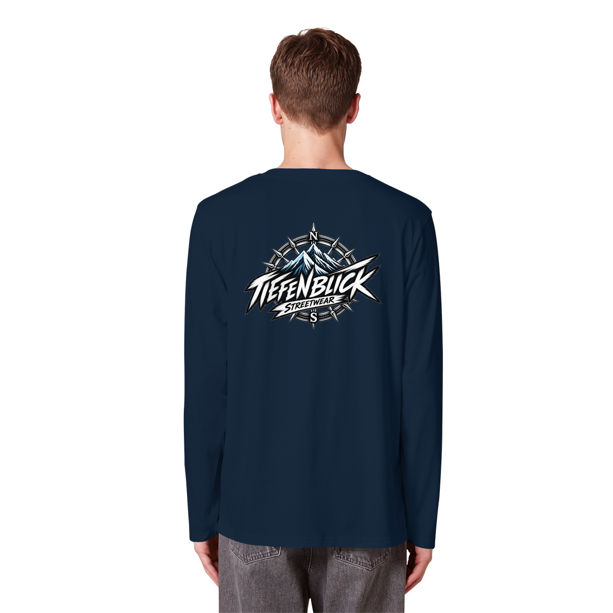 Tiefenblick True North Edition - Organic Longsleeve T-Shirt
