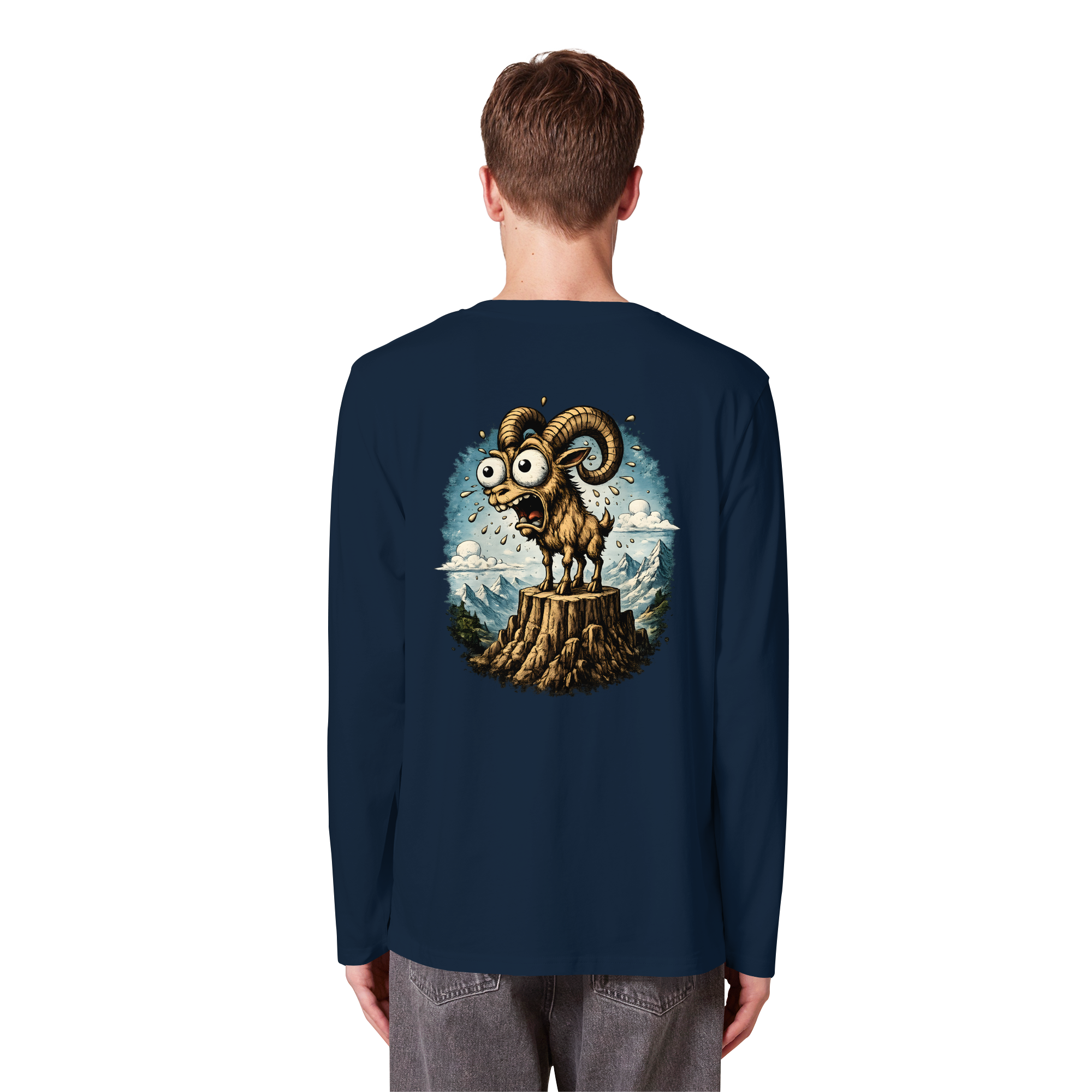 Tiefenblick Tiefe Fun - Organic Longsleeve T-Shirt