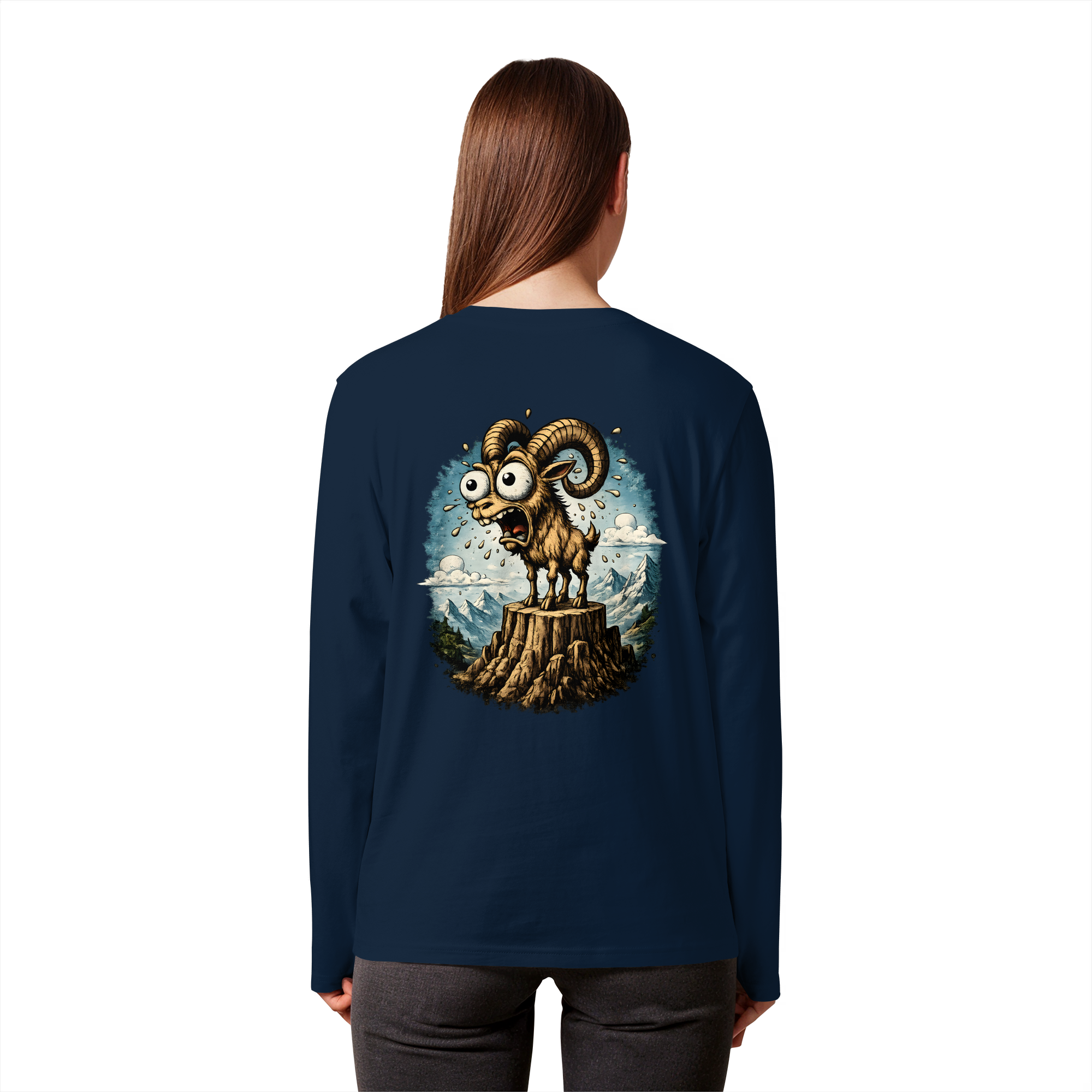 Tiefenblick Tiefe Fun - Organic Longsleeve T-Shirt