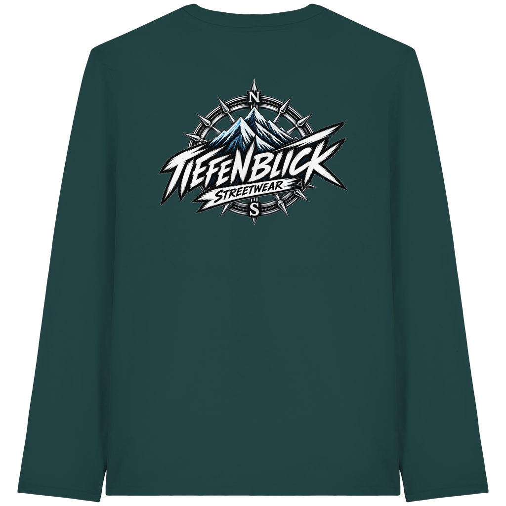 Tiefenblick True North Edition - Organic Longsleeve T-Shirt