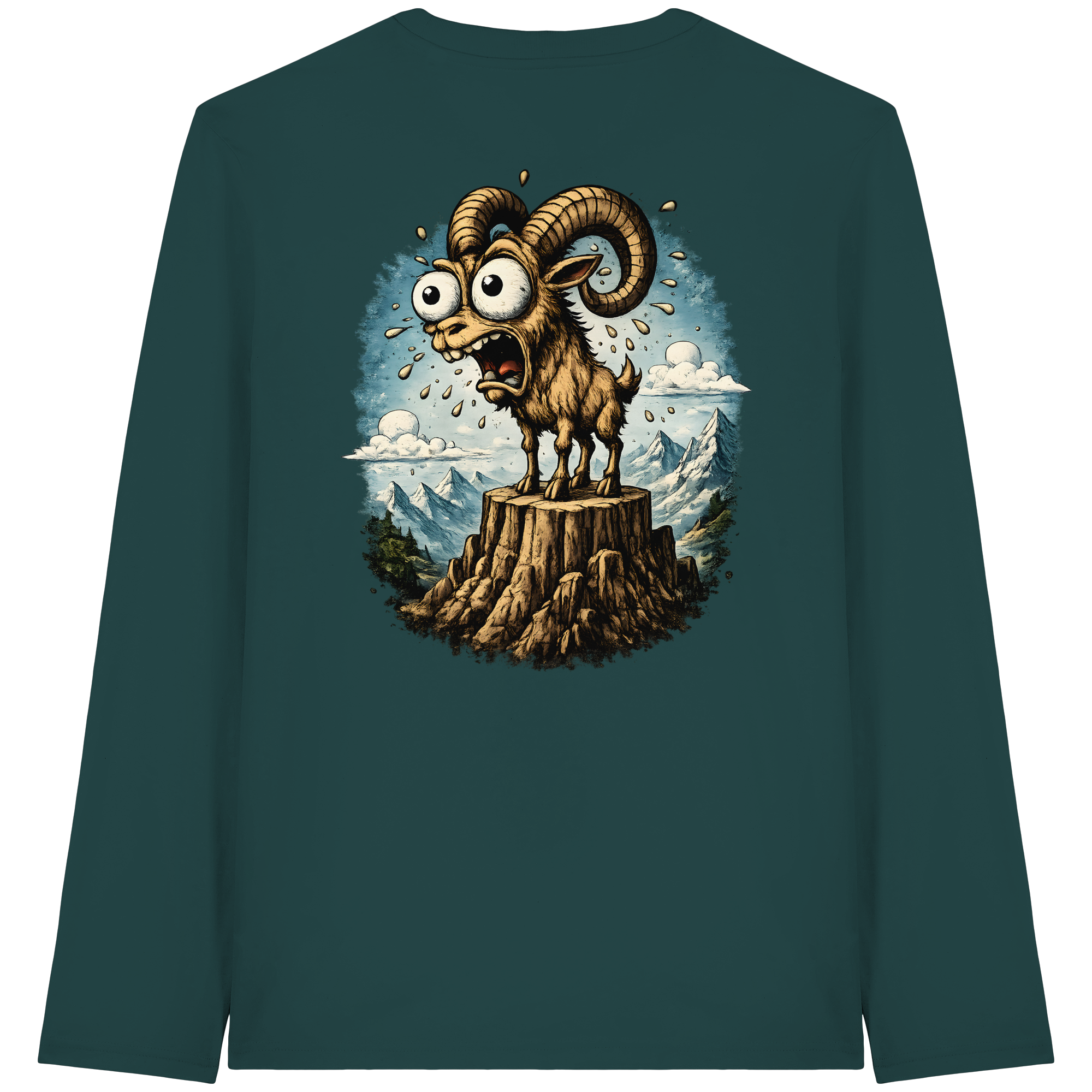 Tiefenblick Tiefe Fun - Organic Longsleeve T-Shirt