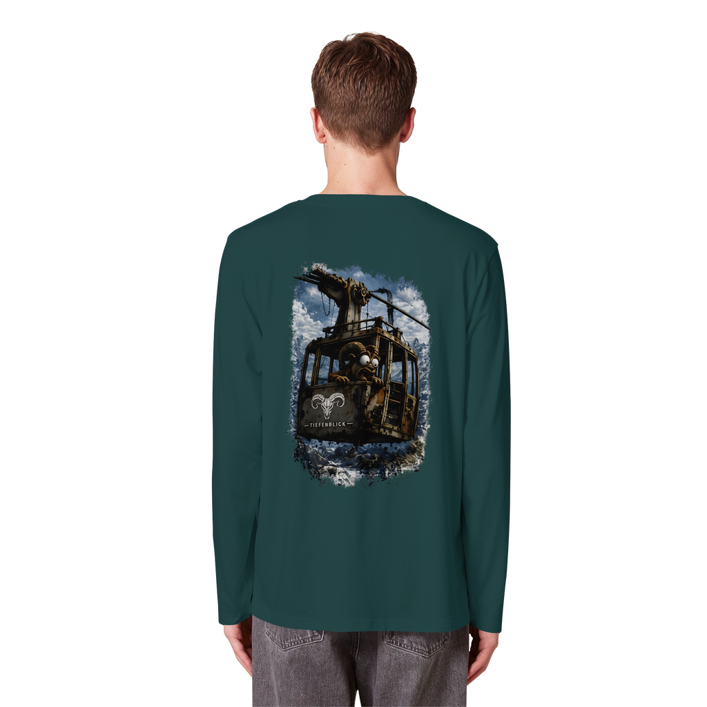 Tiefenblick Gondel Adrenalin Fun  - Organic Longsleeve T-Shirt