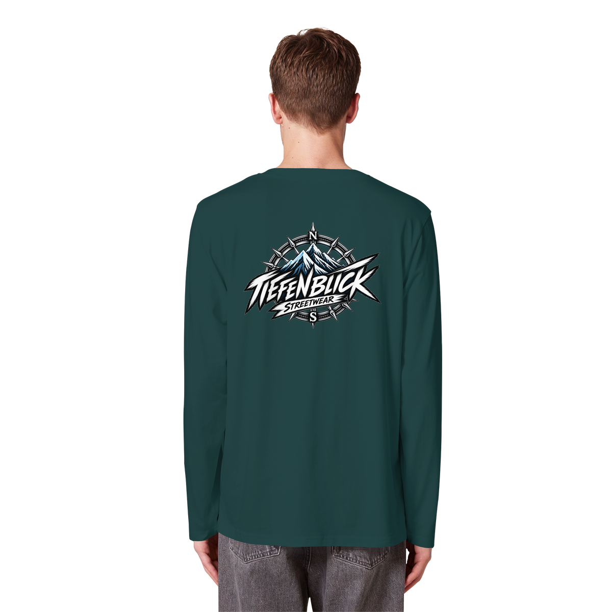 Tiefenblick True North Edition - Organic Longsleeve T-Shirt